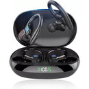 Wireless Bluetooth Headphones with Mic for Sports \u0026 Work, Hi-Fi Stereo, Dark
