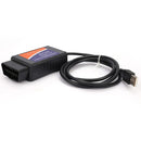 ELM327 USB V1.5 Interface Adapter with CH340 25K80 Chip Compatible with Forscan ELMconfig One Size