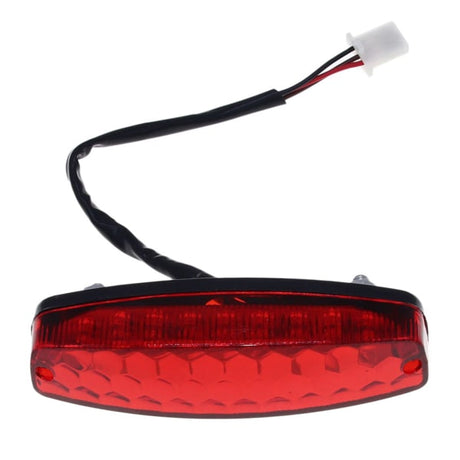 Motorcycle Tail Light Brake Light 12V Red Compatible with ATV Off-Road Motorcycle
