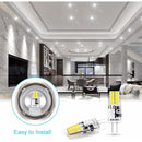 G4 LED Bulb 3W 6000K Cool White Equivalent to 35W Halogen 12V AC/DC 300 Lumens Non-Dimmable 10 Pack