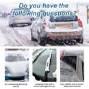 Vehicle Windshield Snow Cover with Magnetic Attachment 140x94cm Frost Ice UV Protection Easy Installation Fits Most Cars