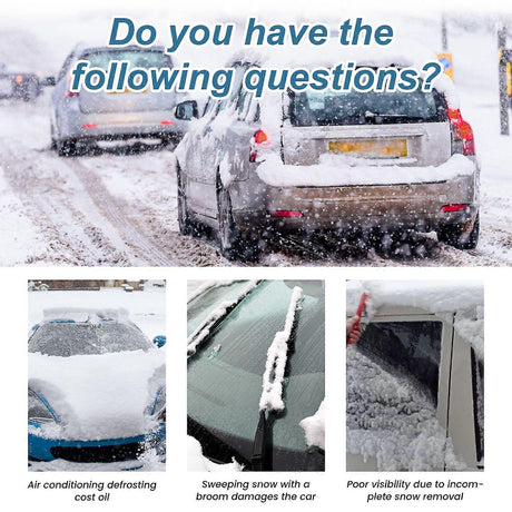 Vehicle Windshield Snow Cover with Magnetic Attachment 140x94cm Frost Ice UV Protection Easy Installation Fits Most Cars