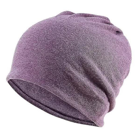 Chemo Hats Slouchy Baggy Beanie 5-Pack Khaki Black Grey Burgundy Purple