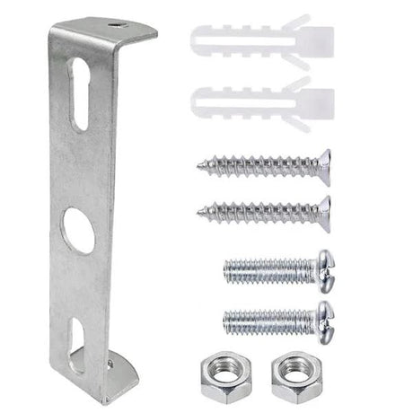 Ceiling Plate Light Bracket 4 Pcs 110mm Silver Iron with Screws Compatible with Ceiling Mount Hanging Lamp Holder Wall Mounted