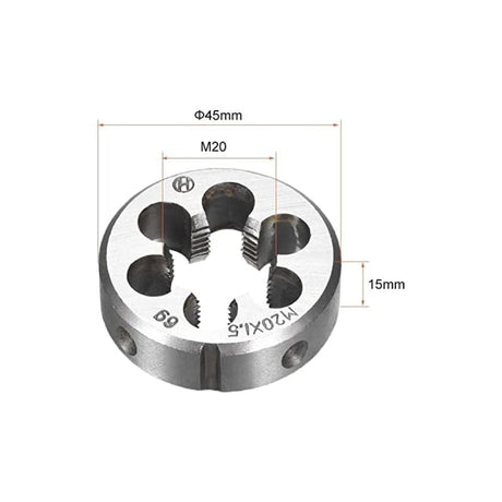 M20 x 1.5 Metric Right Hand Thread HSS High Speed Steel Machine Tap