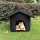 Outdoor Cat House Indoor Dog Kennel Foldable Waterproof Tent Warm Oxford Fabric Winter Size M