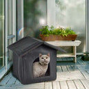 Outdoor Cat House Indoor Dog Kennel Foldable Waterproof Tent Warm Oxford Fabric Winter Size M