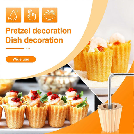 Pie Tee Maker Nyonya Top Hats Mold Egg Cake Baking Tool Kit Reusable Deep Fried Snack