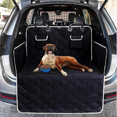 Dog Car Trunk Protector Mat Heavy Duty 185x103cm Universal Side Protection Trunk Liner for Dogs