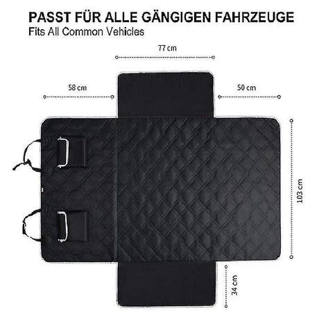 Dog Car Trunk Protector Mat Heavy Duty 185x103cm Universal Side Protection Trunk Liner for Dogs
