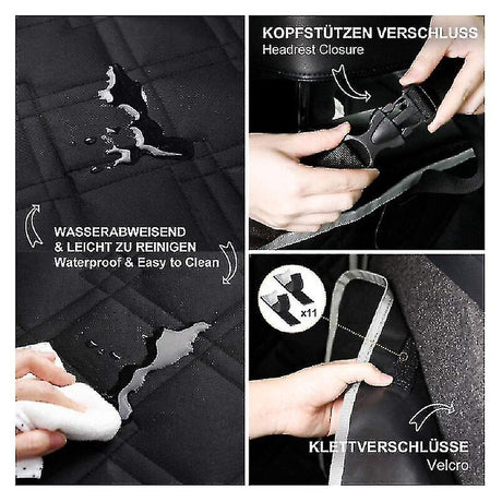 Dog Car Trunk Protector Mat Heavy Duty 185x103cm Universal Side Protection Trunk Liner for Dogs