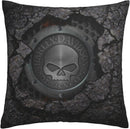 Harley Davidson Decorative Pillowcase H-400 Soft Warm Cover Compatible with Bed Sofa Outdoor Cushions