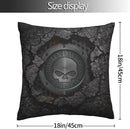 Harley Davidson Decorative Pillowcase H-400 Soft Warm Cover Compatible with Bed Sofa Outdoor Cushions