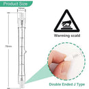 R7s Halogen Bulb Set of 5, 78mm 80w 230v, Dimmable Halogen Rod for Construction Site Floodlights