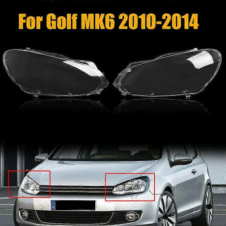 Golf 6 MK6 Right Side Headlight Clear Lens Compatible with VW 2010-2014