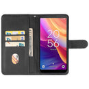 TCL 501 Black Compatible Leather Case