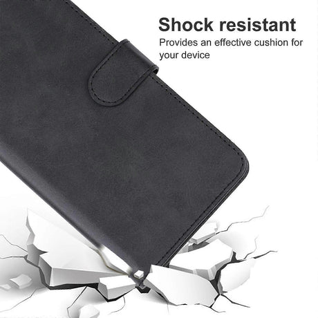 TCL 501 Black Compatible Leather Case