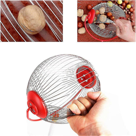 Side Opening Nut Picker for Walnuts and Pine Cones Collector Compatible with Oral-B