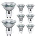 GU10 Halogen Bulbs 8-Pack 35W 220V Warm White 2800K