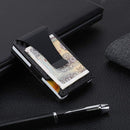 Carbon Fiber RFID Card Holder Black One Size