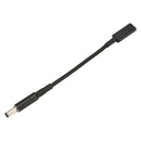 USB Type C Female to 5.5x2.1mm Male Adapter Cable with PD E-Mark Chip 100W Fast Charging Compatible
