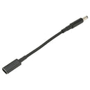 USB Type C Female to 5.5x2.1mm Male Adapter Cable with PD E-Mark Chip 100W Fast Charging Compatible