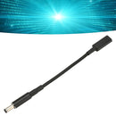 USB Type C Female to 5.5x2.1mm Male Adapter Cable with PD E-Mark Chip 100W Fast Charging Compatible