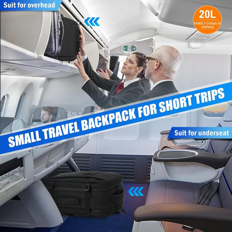 Ryanair Cabin Bag, 40x20x25 cm Travel Backpack Laptop Backpack for Men and Women, Compatible with Xindaren