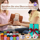 Felting Needles Kit in 24 Colors with Wool, Tools, Mat \u0026 Storage Bag for DIY Craft Projects.