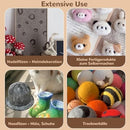 Felting Needles Kit in 24 Colors with Wool, Tools, Mat \u0026 Storage Bag for DIY Craft Projects.
