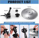 Gold Silver Car Drum Cymbal Air Valve Bracket 1/2 Pack 2 pcs Compatible with Car Accessories