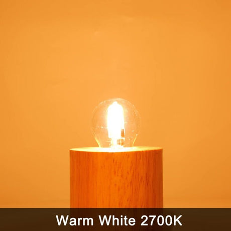 E27 Halogen Bulbs 6-Pack, 28W G45 Dimmable Warm White 2700K Golf Ball Clear Blub, Compatible with Chandeliers