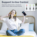 USB C to 3.5mm Jack Audio Adapter with Fast Charging OTG White