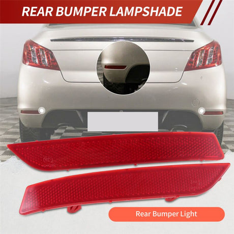 Rear Bumper Reflector Warning Light Bar Compatible with Peugeot 508 2010-2014