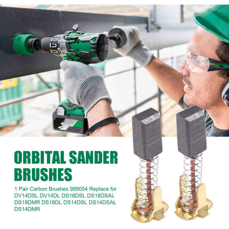 Carbon Brushes Pair 999054 Compatible with Dv14Dsl Dv14Dl Ds18Dsl Ds18Dsal Ds18Dmr Ds18Dl Ds14Dsl Ds14Dsal Ds14Dmr
