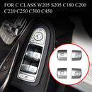Window Switch for C-Class W205 GLC W253, 4pcs Window Lifter Control Button