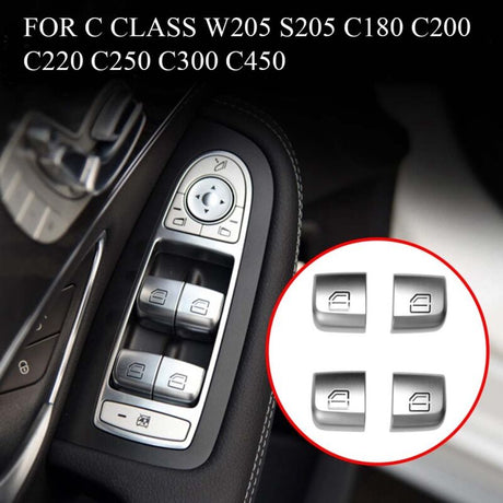 Window Switch for C-Class W205 GLC W253, 4pcs Window Lifter Control Button