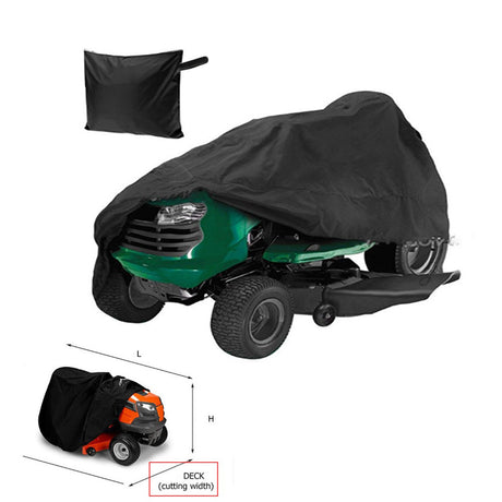 Lawn Mower Cover Waterproof UV-Resistant Dust Protective Cover for Riding Lawn Mower Compatible with John Deere Tractor