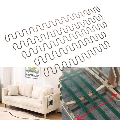 Replacement Sofa Chair Springs 45cm with Clips