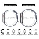 Soft Silicone Band for Apple Watch Series 8 7 6 5 4 3 SE and Ultra, Compatible with Apple, Smoky Purple, 38mm 40mm 41mm 42mm 44mm 45mm 49mm