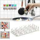 White Spice Rack Organizer 4-Pack for 20 Spices