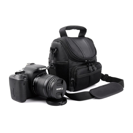 Camera Bag Medium Size Soft Padded Compatible with Nikon Canon Sony Pentax Olympus Panasonic Samsung
