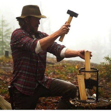 Cast Iron Manual Wood Splitter 19.2cm Log Splitter