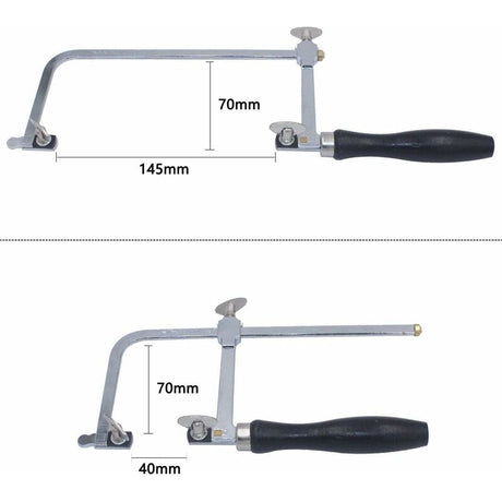 Jeweler's Saw with 144 Blades Adjustable Professional for Jewelry Making