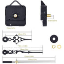 Quartz DIY Wall Clock Movement Mechanism Battery Operated Repair Parts