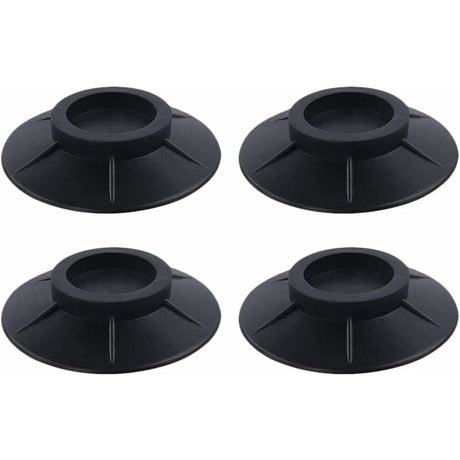 Washing Machine Anti-Vibration Pads, 4-Piece Set for Washer and Dryer Stability, Vibration-Damping Washine Machine Mat