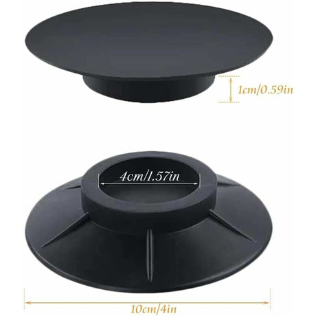 Washing Machine Anti-Vibration Pads, 4-Piece Set for Washer and Dryer Stability, Vibration-Damping Washine Machine Mat