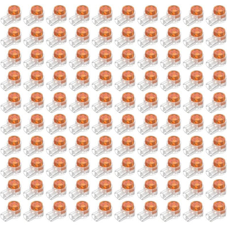 Scotchlok UY Waterproof Connector 100pcs Resin Filled Cable Terminals Compatible with Garden Outdoor Robotic Lawn Mower Electrical Wiring