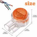 Scotchlok UY Waterproof Connector 100pcs Resin Filled Cable Terminals Compatible with Garden Outdoor Robotic Lawn Mower Electrical Wiring