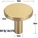 Gold Brushed Brass Towel Hooks Set of 4, Compatible with Various Brands